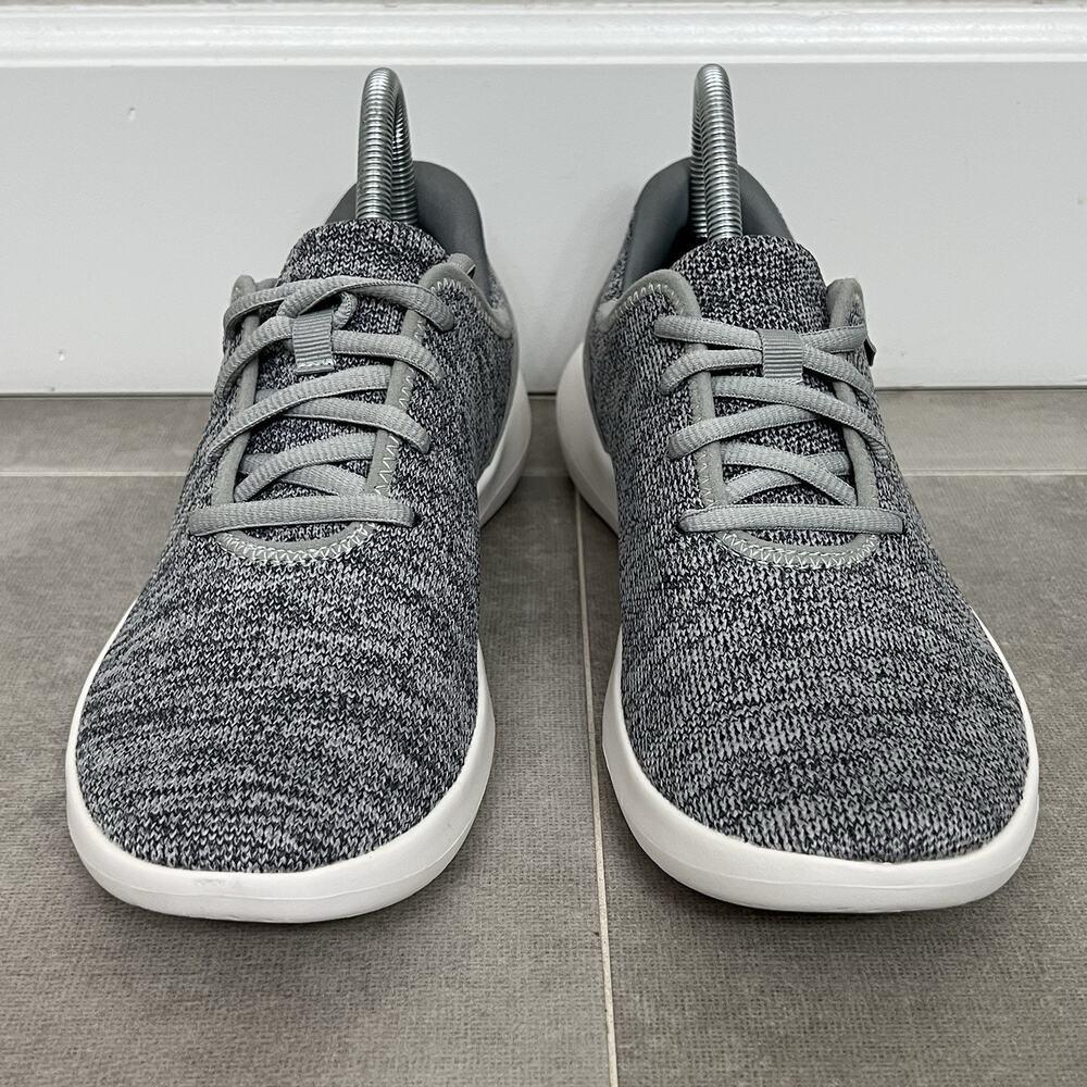 Kizik Madrid Eco Knit Mens 6.5/Womens 8 Gray Hands Free Comfort Sneaker Shoes - Picture 2 of 7
